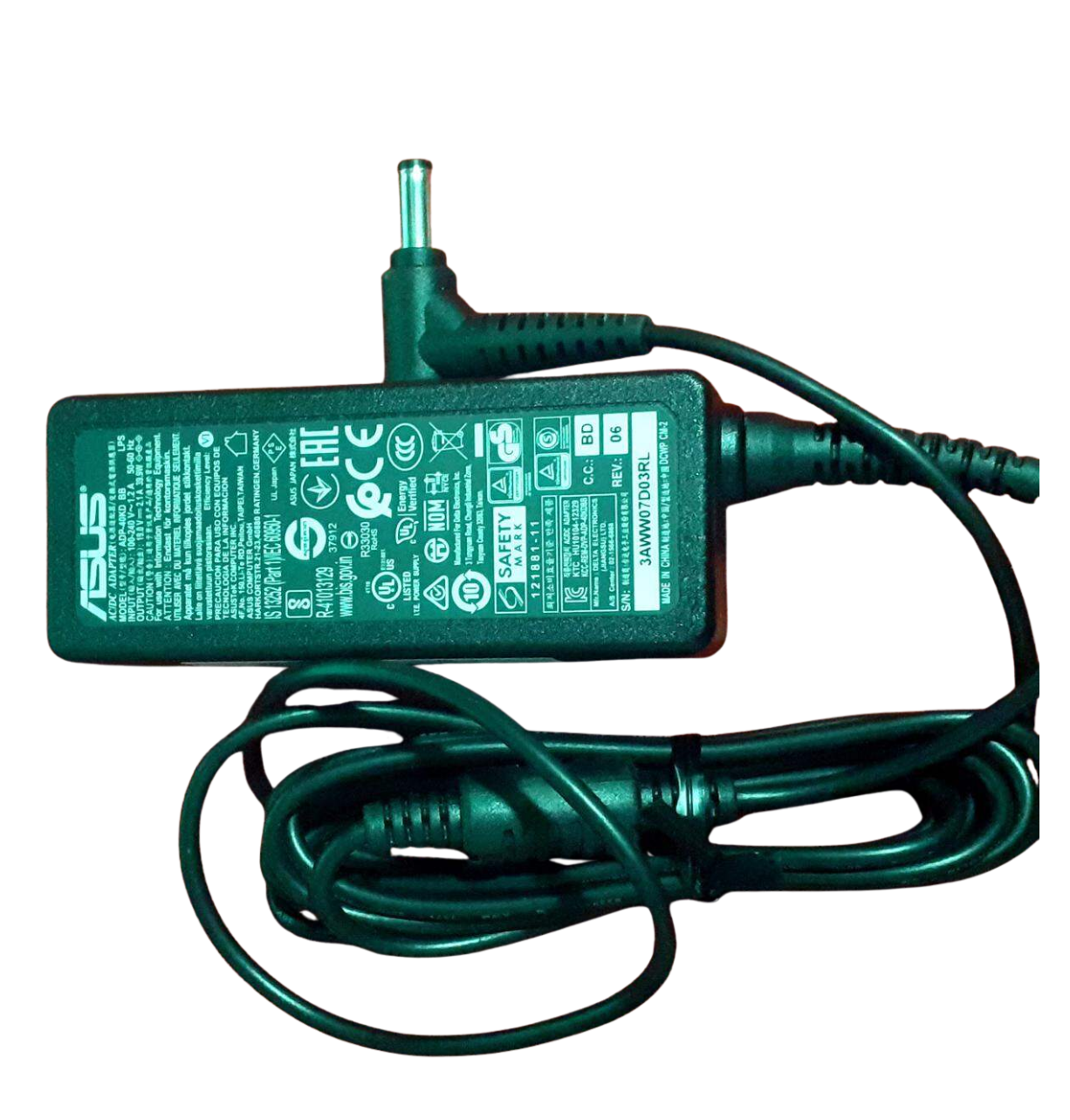 ASUS LCD Monitor Power Adapter 19V 1.3A