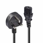 3 Pin Black Desktop Power Cable for PC and Monitor